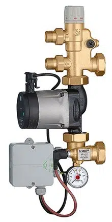 GRUP AMESTEC SI POMPARE CALEFFI POMPA ELECTRONICA GRUNDFOS VANA TERMOSTATICA