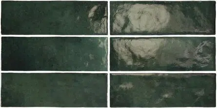 4. Faianta, Equipe Artisan Green 6.5X20 cm, glazurata, lucioasa