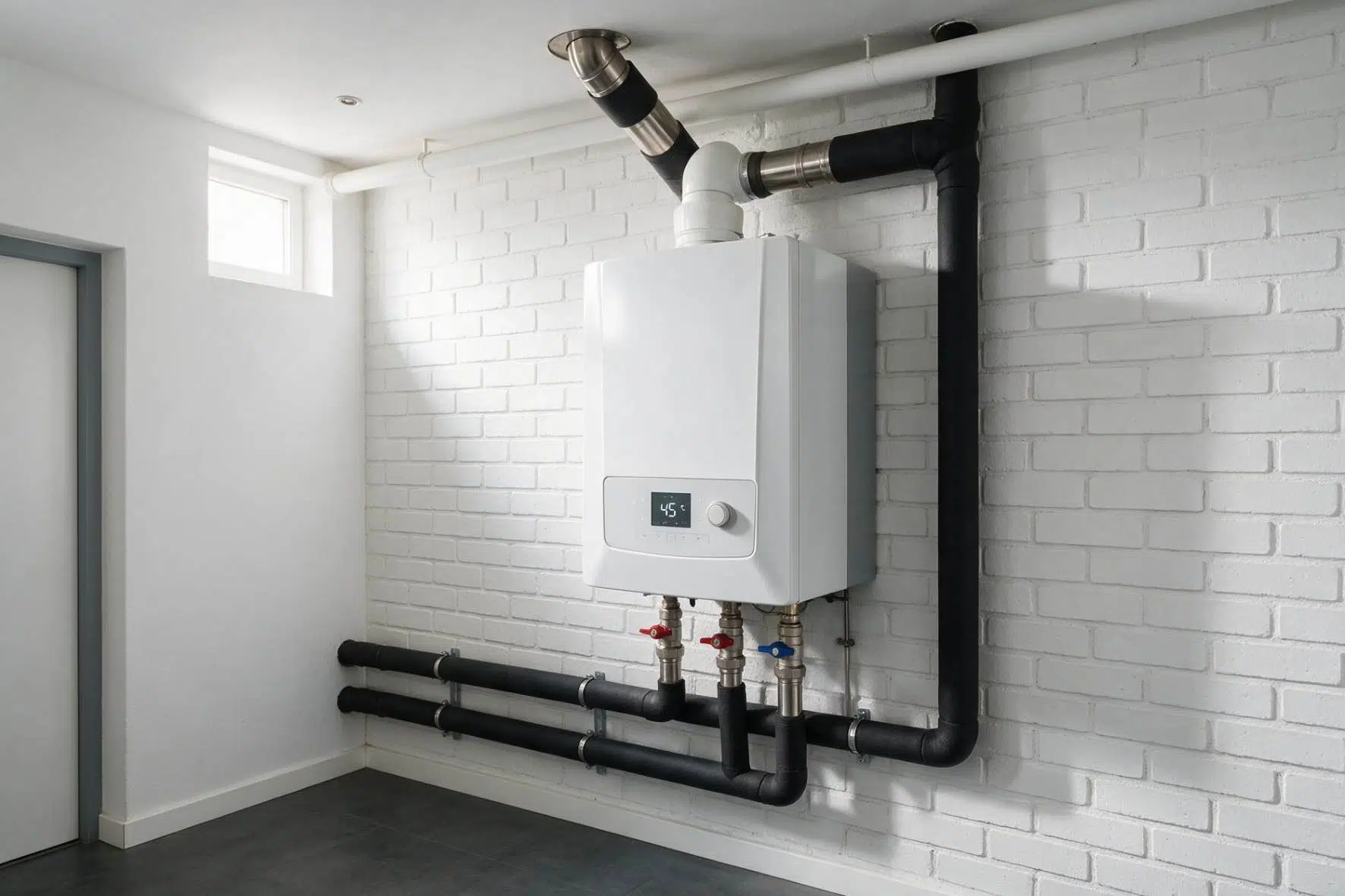 De ce miroase apa (boiler instalat la subsol, pereti albi, instalatie moderna)