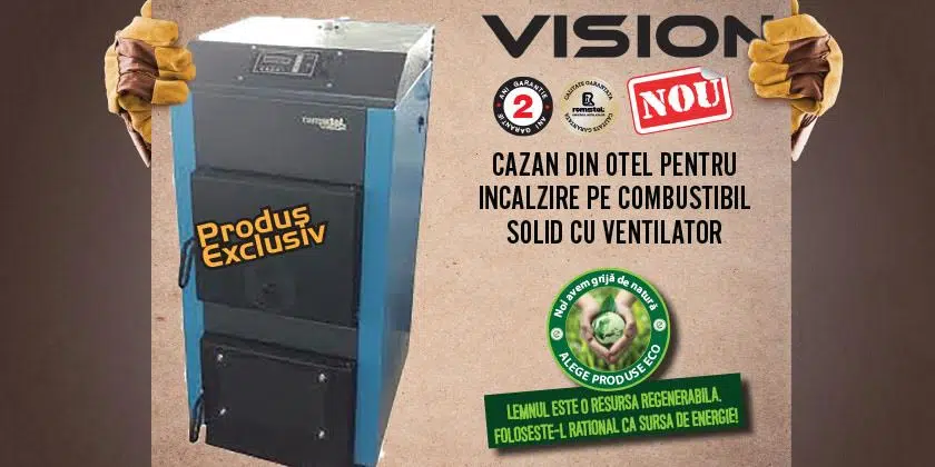 Cazan din otel Vision