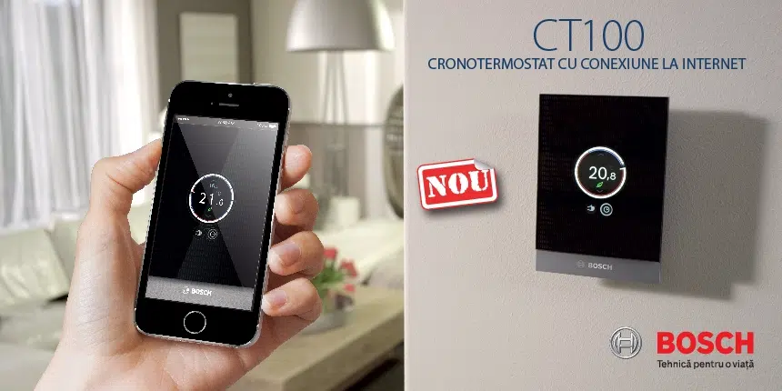 Cronotermostat cu conexiune la internet