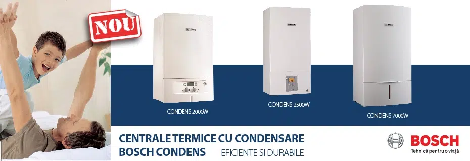 Centrale termice cu condensatie Bosch condens