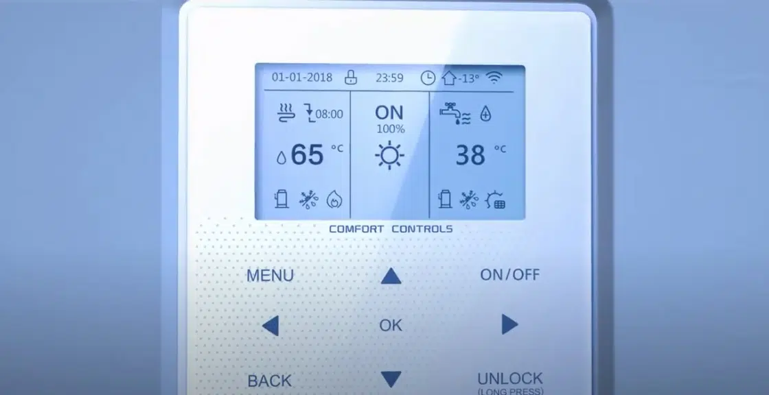 Ecoheat - Panou de control