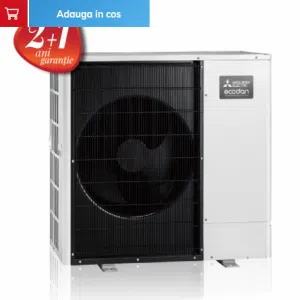 UNITATE EXT. POMPA CALDURA AER-APA ME SPLIT, INCALZIRE RACIRE, INV+EVI, ZUBADAN 8KW, 230V