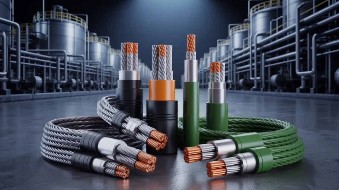 Ce tipuri de cabluri sunt utilizate în mediul industrial? (reprezentare grafica cu tipurile de cabluri electrice utilizate in sectorul industrial) - romstal.ro