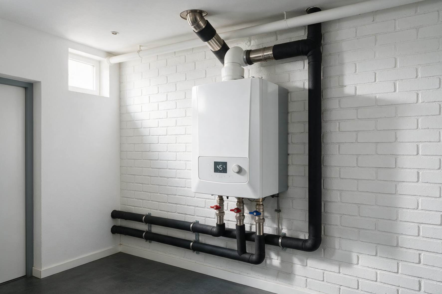 De ce miroase apa (boiler instalat la subsol, pereti albi, instalatie moderna)